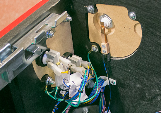 The flipper button and start button plates