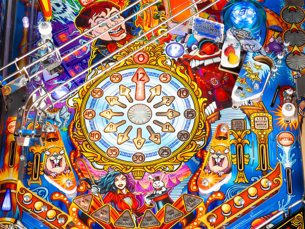 The clock area from the Midnight Limited Edition model