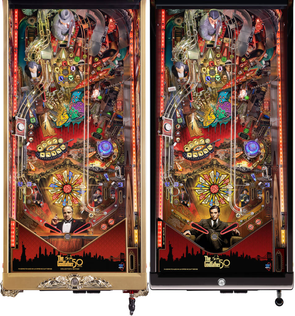 The Collector's Edition and Limited Edition playfields