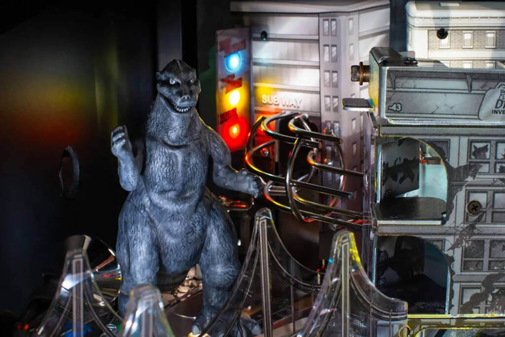 Even Godzilla himself loses his colour