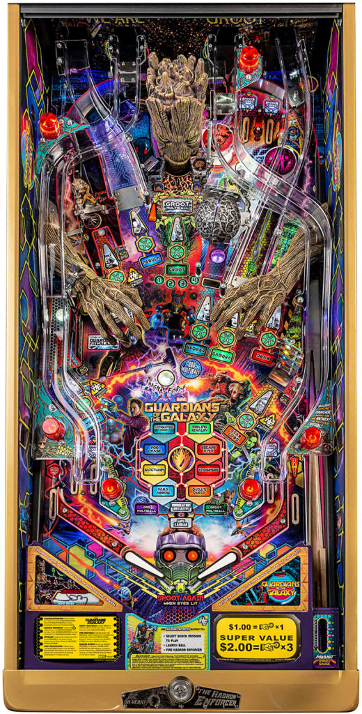 Guardians of the Galaxy LE playfield