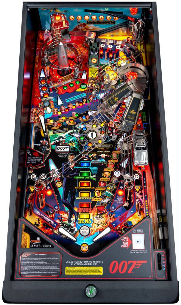 The playfield in the Premium model