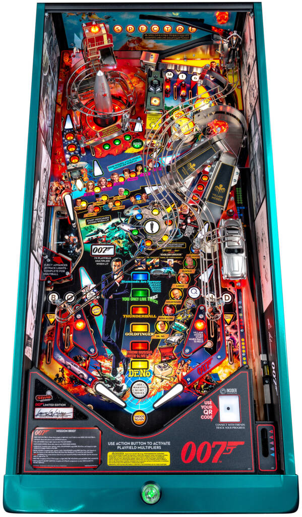 The playfield in the Limited Edition model