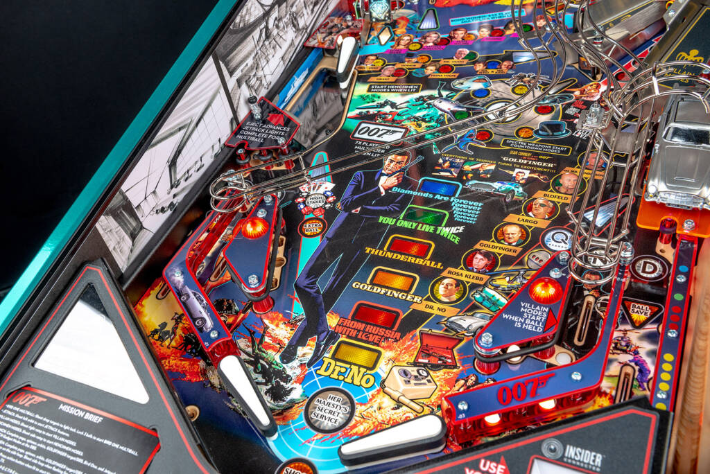 The bottom half of the playfield