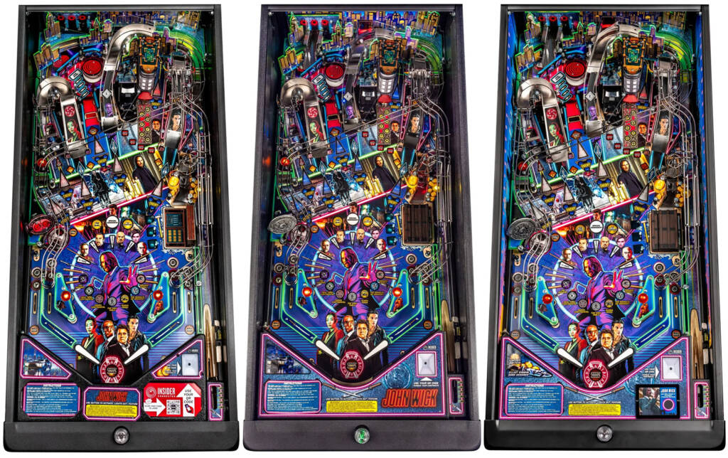 The three playfield: Pro, Premium and Limited Edition