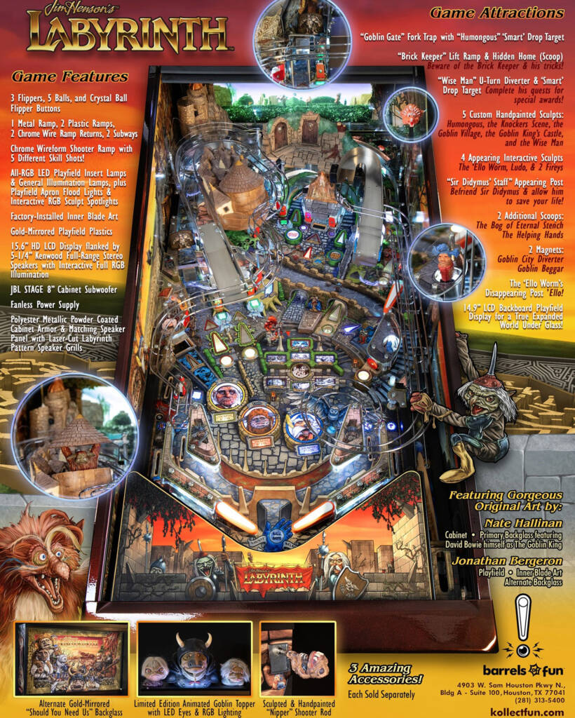 The back of the Labyrinth flyer