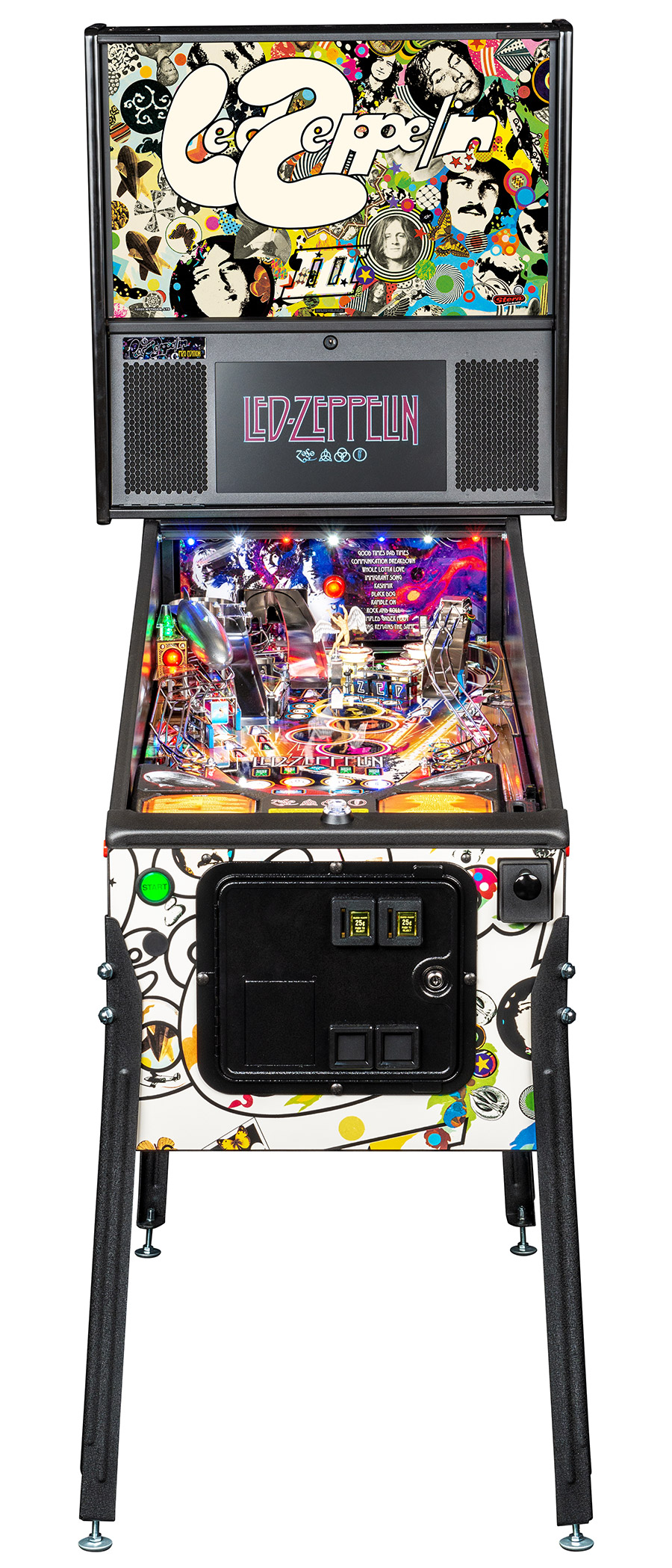 REVEALS LED ZEPPELIN PINBALL – Welcome to Pinball First & Free