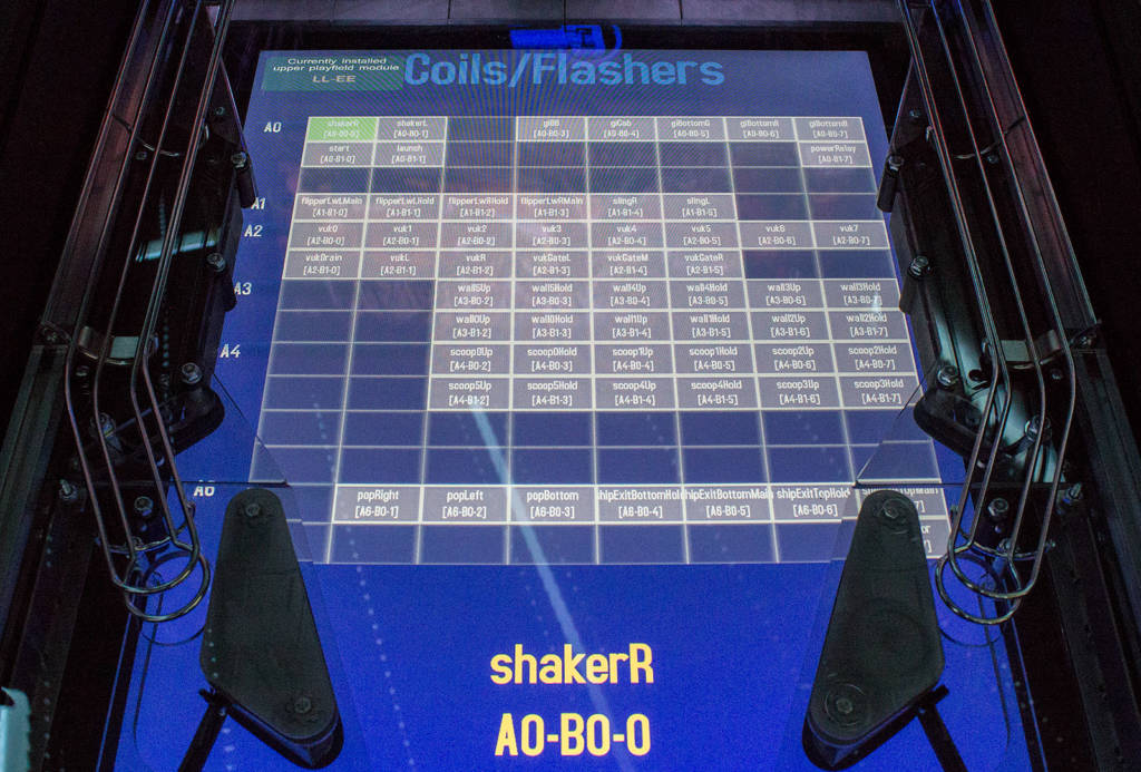The coils and flashers menu