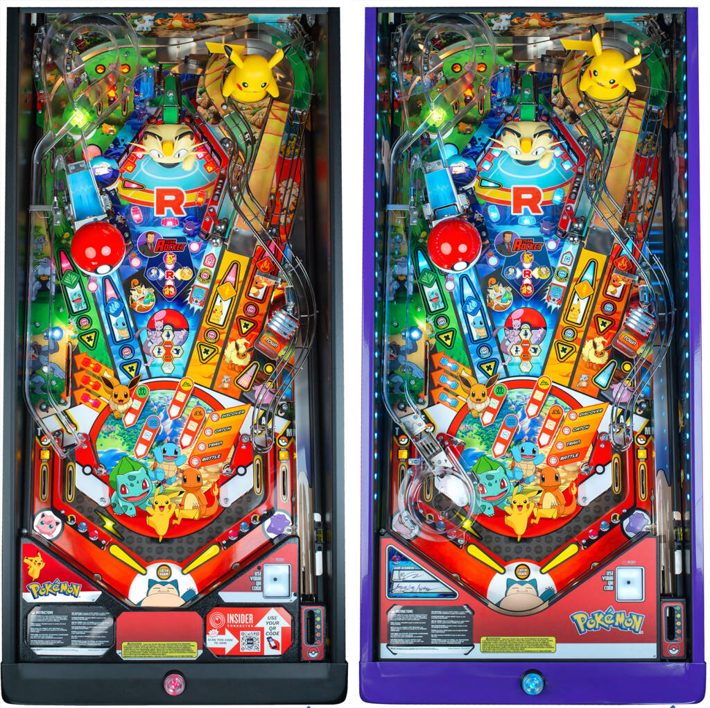 The Pro and Limited Edition playfields