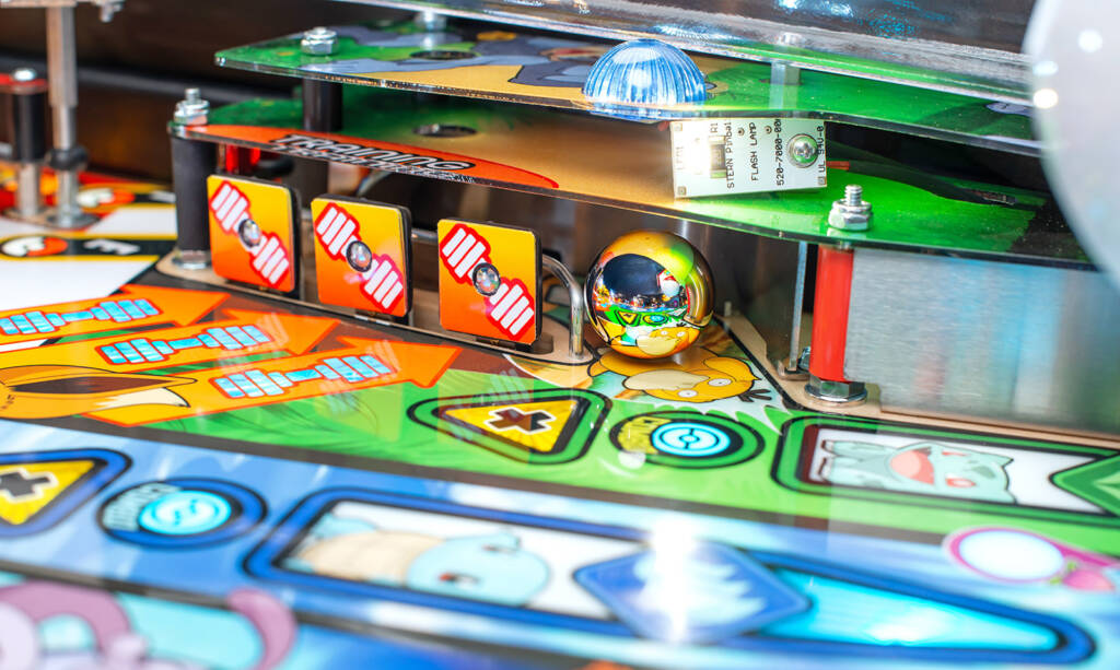Playfield detail from the Pro model
