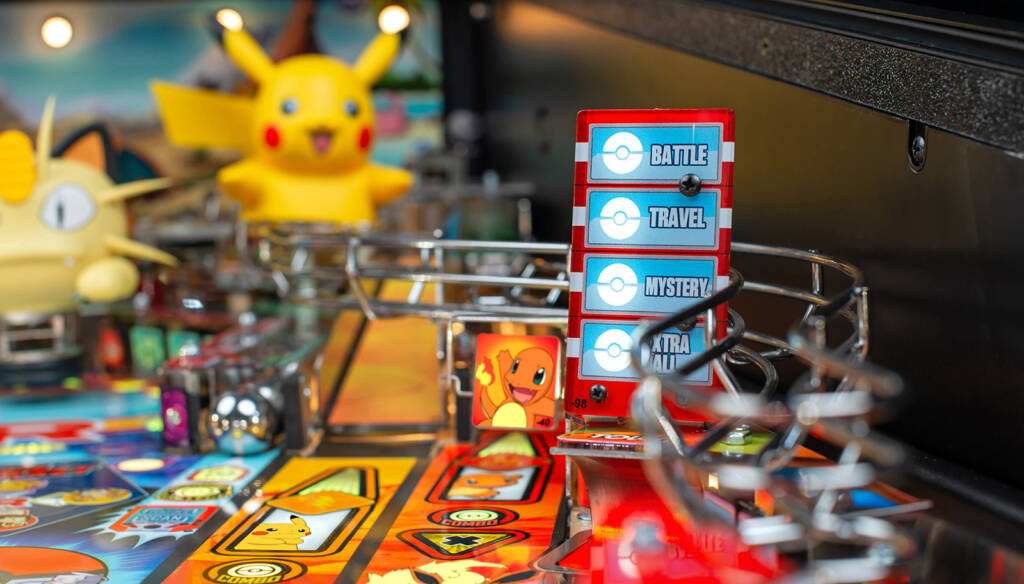 Playfield detail from the Pro model