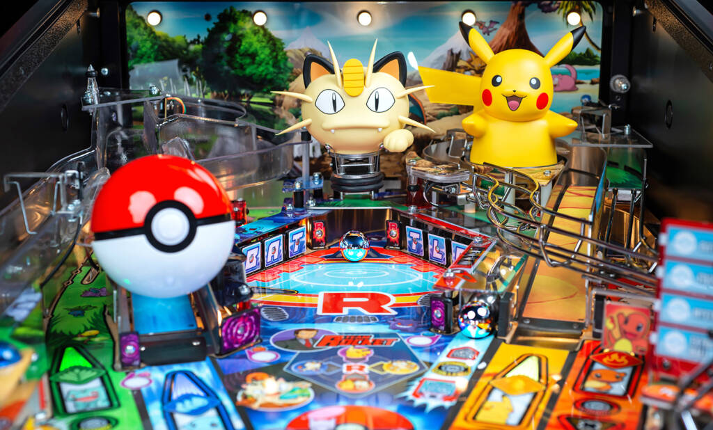 Playfield detail from the Premium model