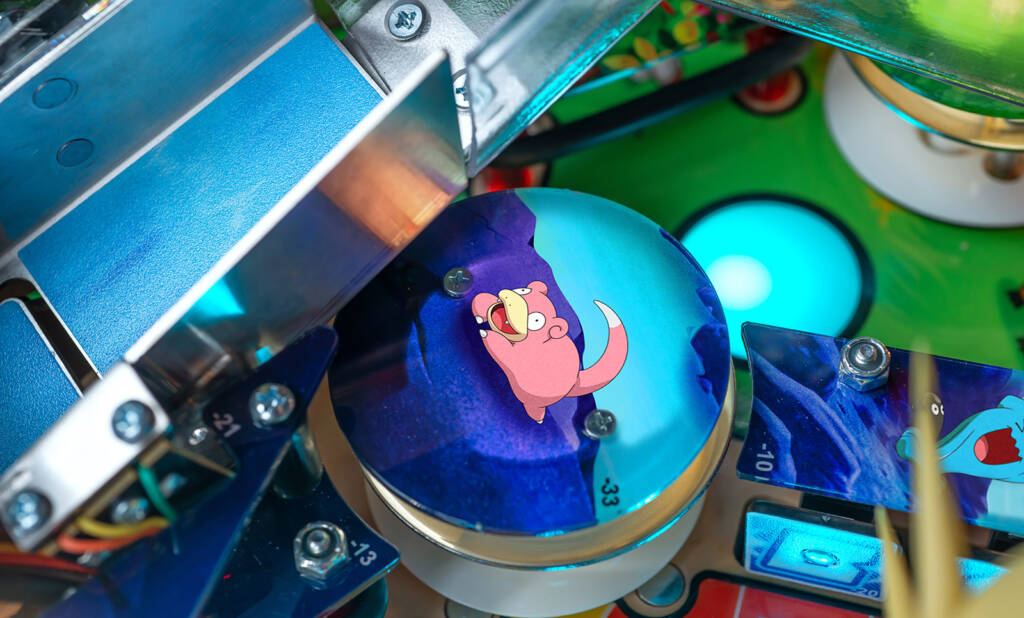 Playfield detail from the Premium model