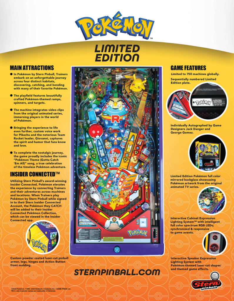The back of the Limited Edition model's flyer
