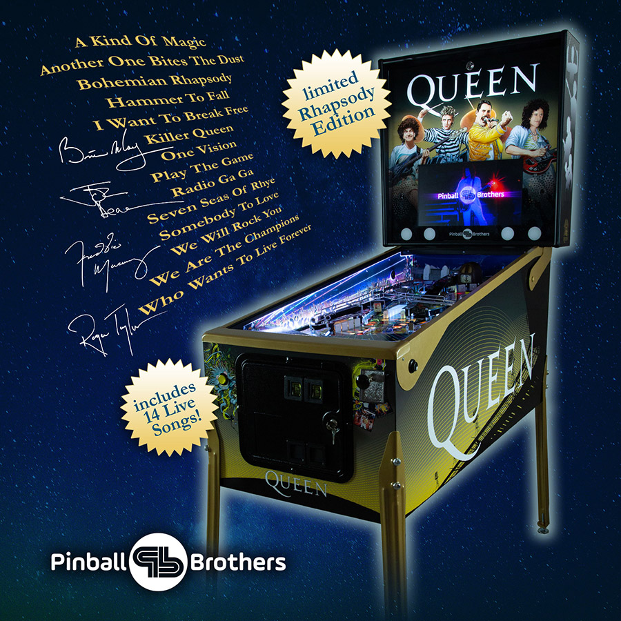 Máquina de Pinball do Queen – Queen Net