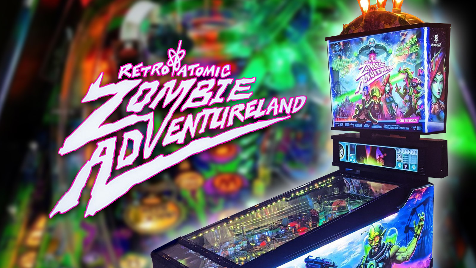 Latest Retro Atomic Zombie Adventureland Shown Welcome To Pinball News First Free