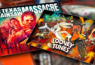 Texas Chainsaw Massacre and Loony Tunes from Spooky Pinball
