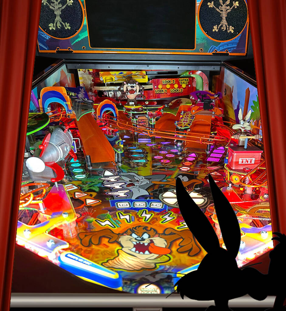 The playfield for Looney Tunes