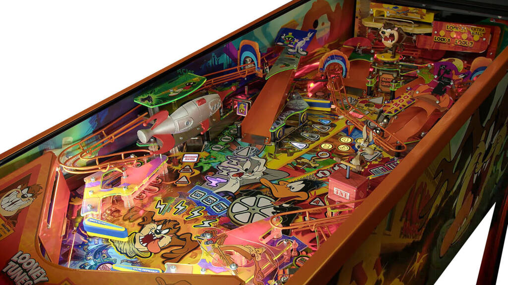 The playfield for Looney Tunes