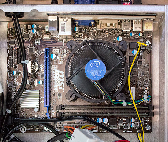 The PC motherboard