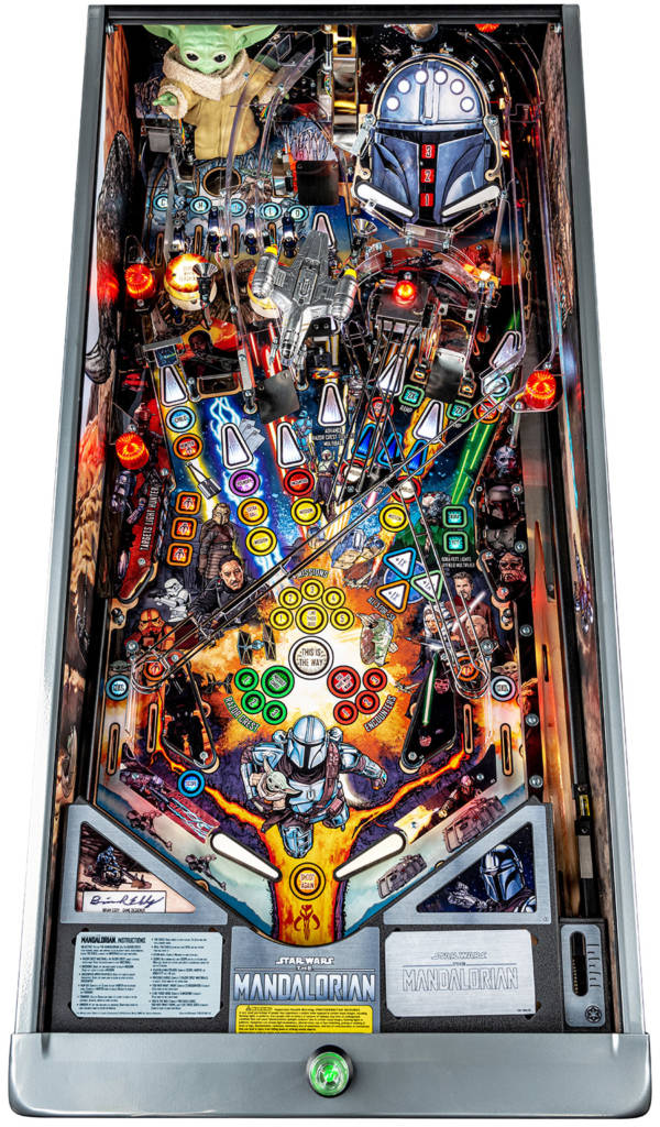 The Limited Edition model's playfield