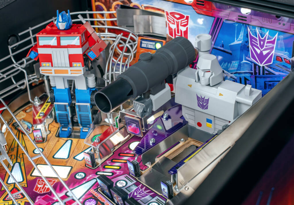 Optimus Prime and Megatron on the Pro model