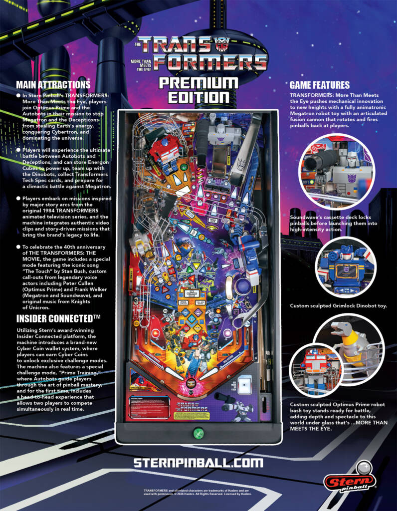 The back of the Premium model's flyer
