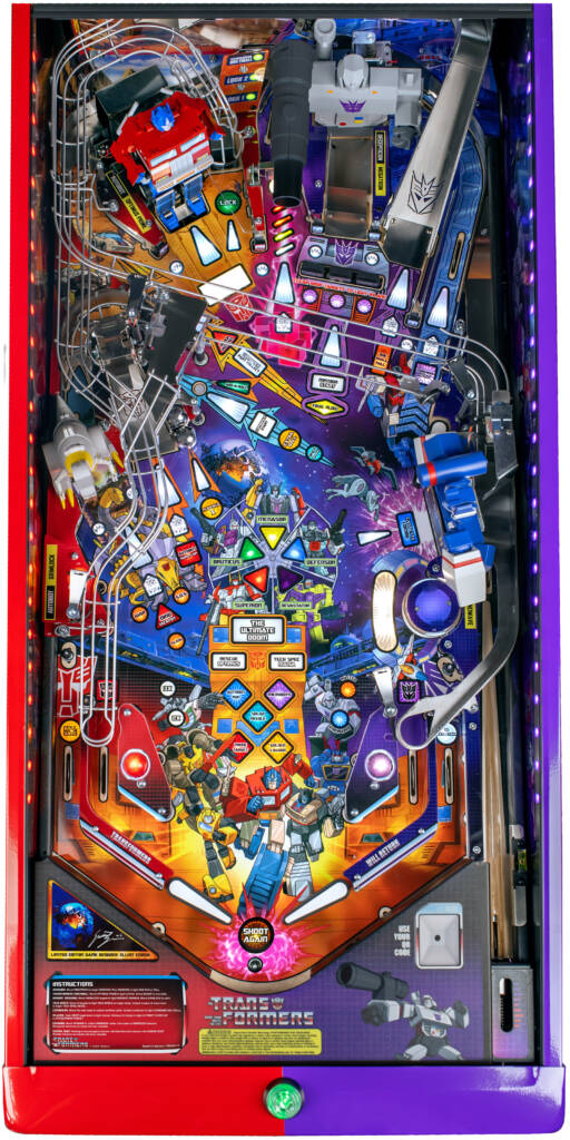 The Limited Edition model's playfield