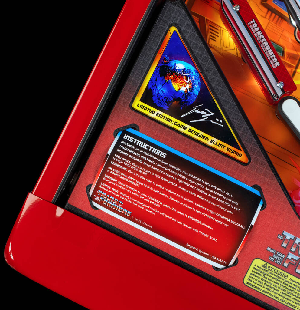 The left of the Limited Edition model's bottom arch