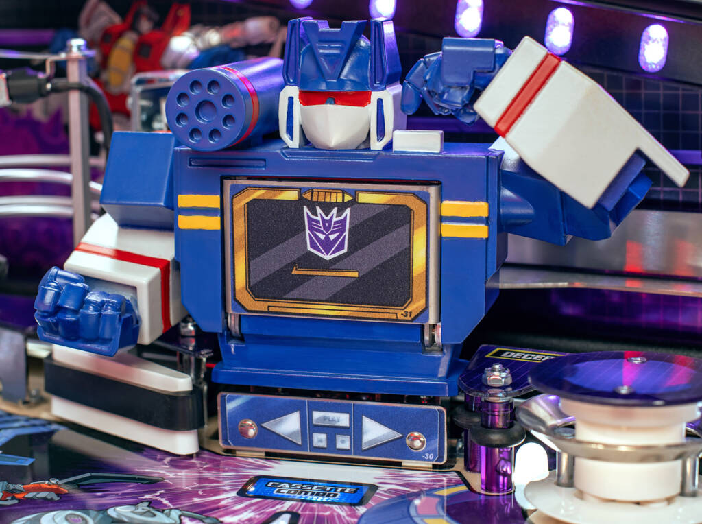 Soundwave on the right side of the playfield