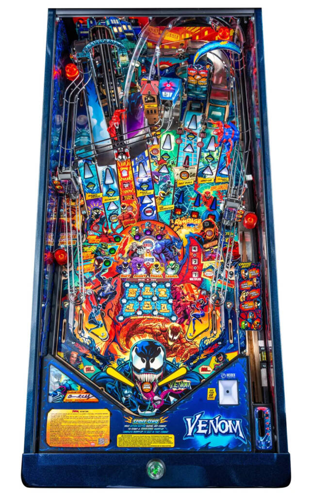 The Limited Edition model's playfield