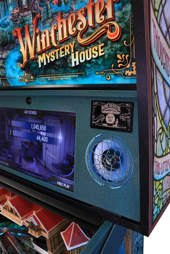 The numbered plaque on the display panel
