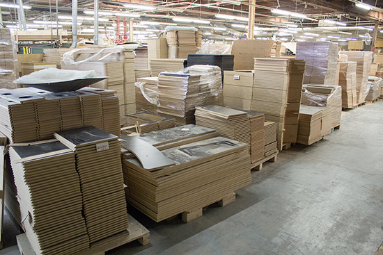 Stacks and stacks of wood