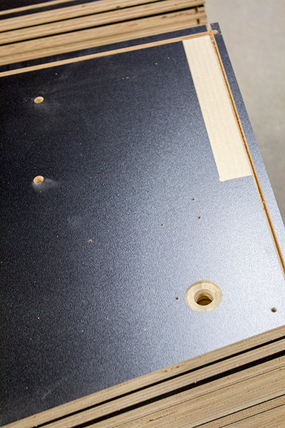 A finished side panel