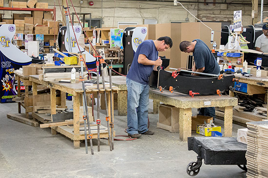 Building Arcade Legends video cabinets