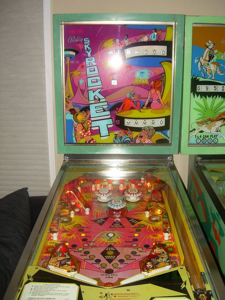 Skyrocket was the second, and final, traditional pinball machine Bally produced with a Harry Williams design