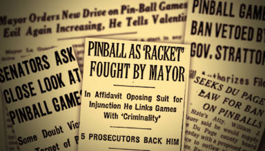 Pinball, gambling and manufacturers