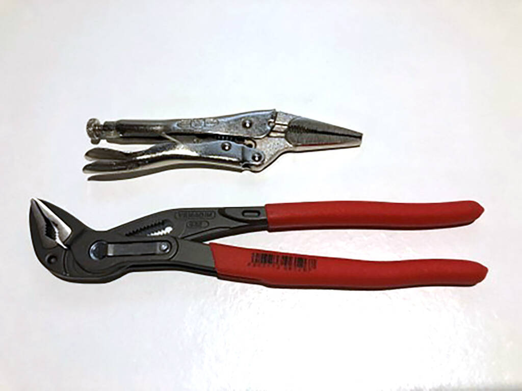 The old Vise-Grip and the new Knipex pliers