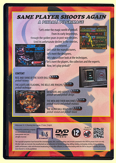 The back of the DVD case