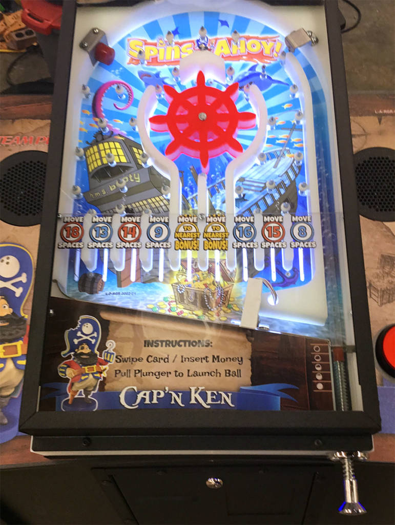Team Play's Spins Ahoy! playfield