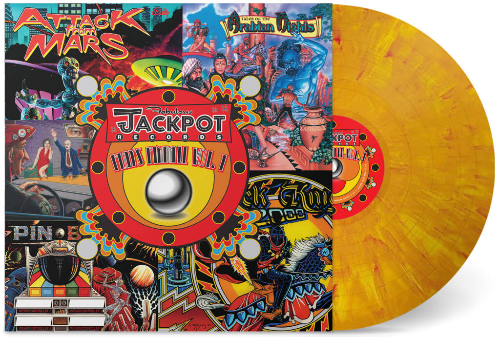 The gold splatter disc from the two-volume set
