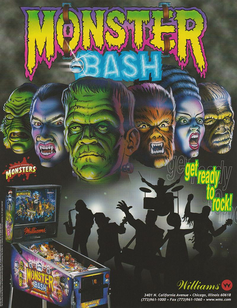MONSTER BASH CONFIRMED to Pinball News First & Free