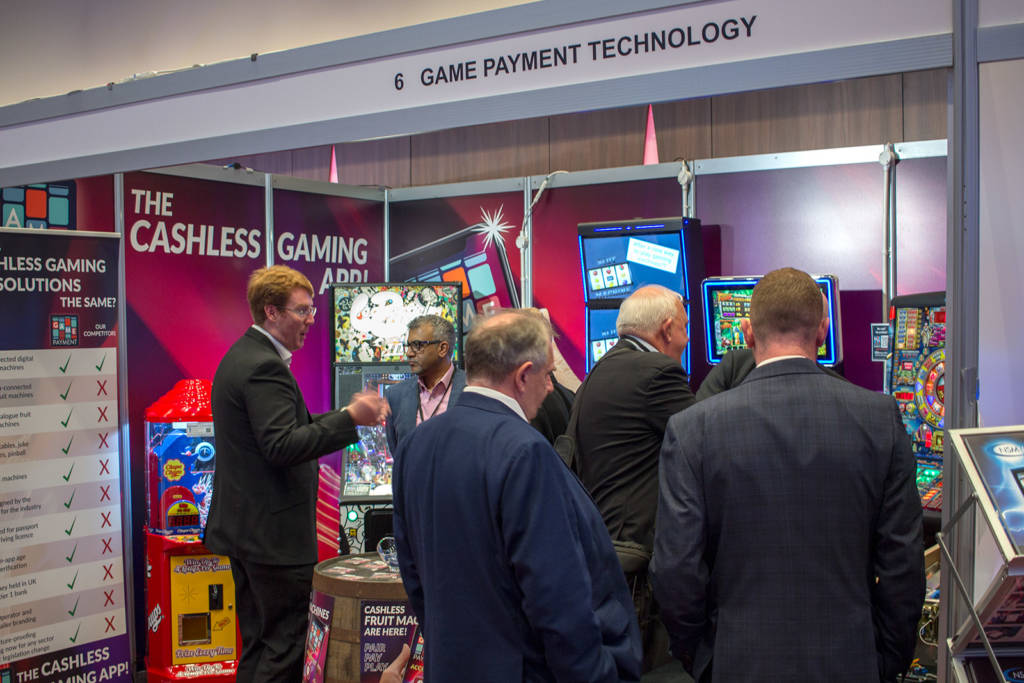 The Game Payment Technology stand