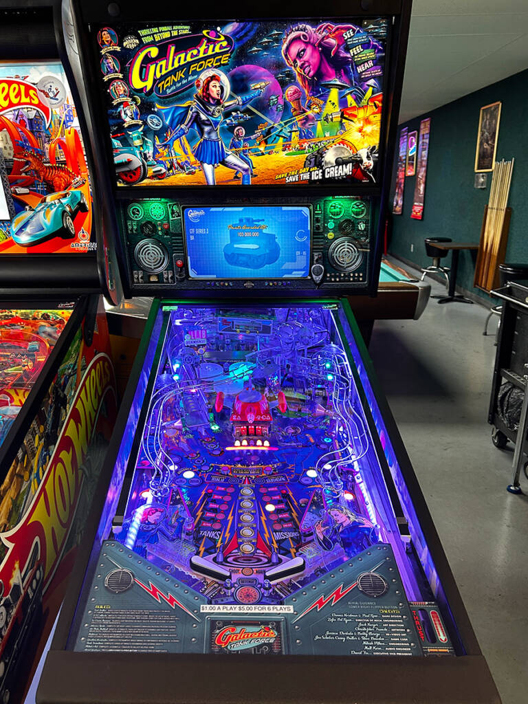 American Pinball's Galactic Tank Force