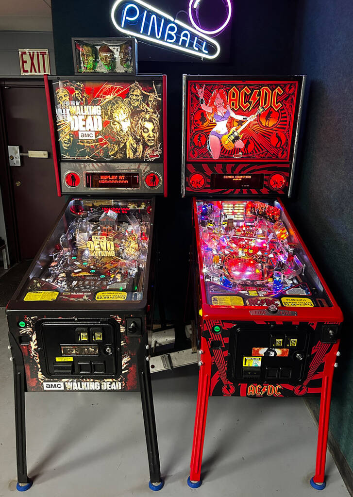 Stern Pinball's The Walking Dead & AC/DC
