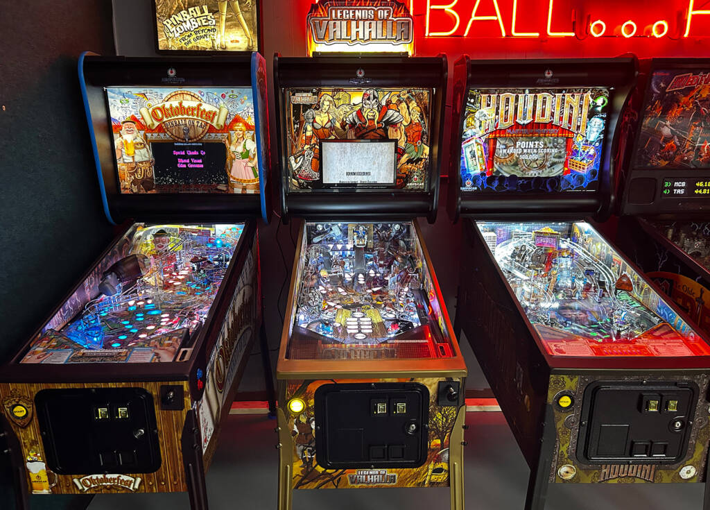 American Pinball's Oktoberfest, Legends of Valhalla and Houdini