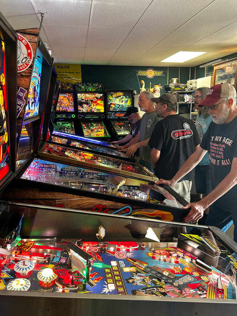 Soon after opening SS Billiards began to get busy