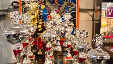 Trophies for the Dutch Pinball Masters