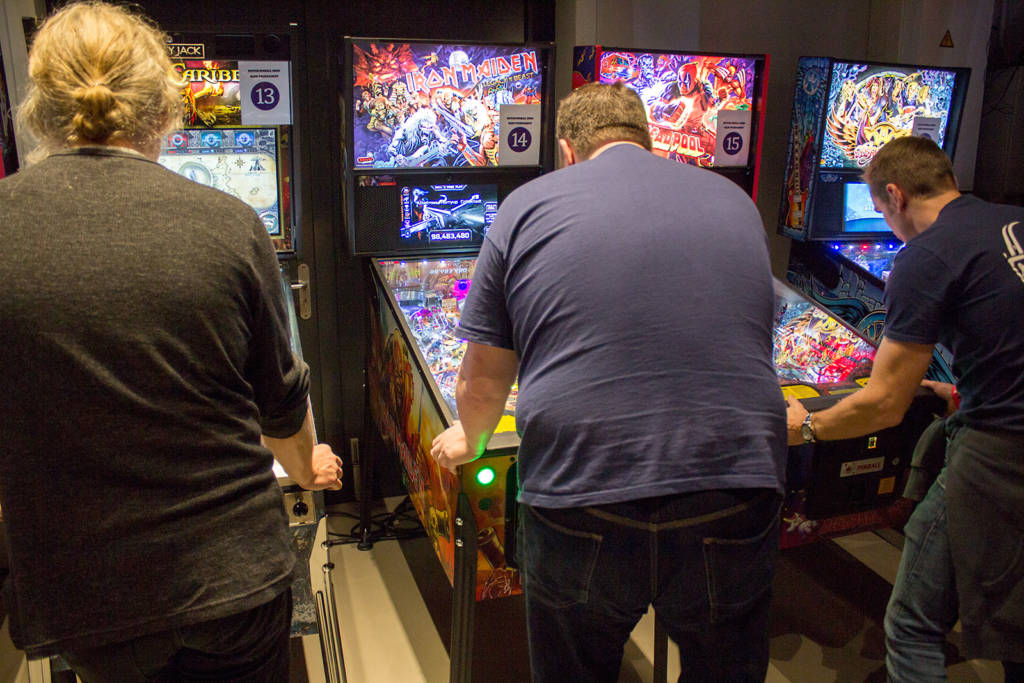 Qualifying in the Dutch Pinball Open