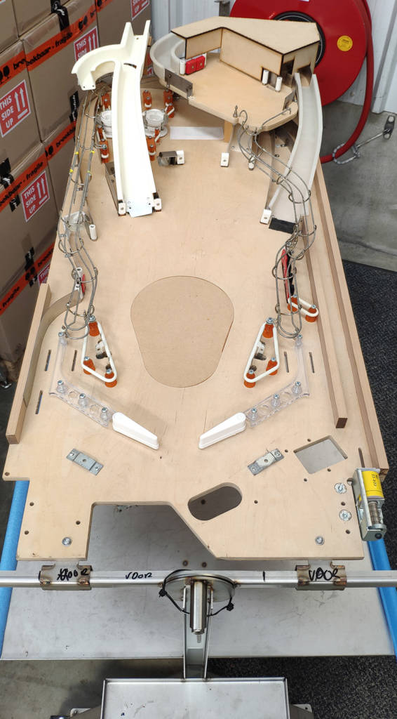 The prototype playfield from The Big Lebowski